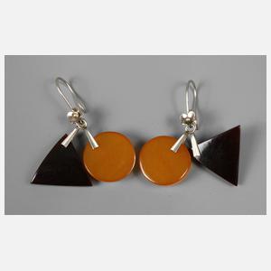 Paar Art Déco Ohrhänger