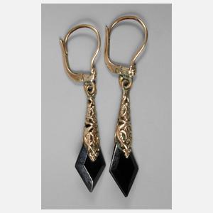 Paar Ohrhänger Art Déco