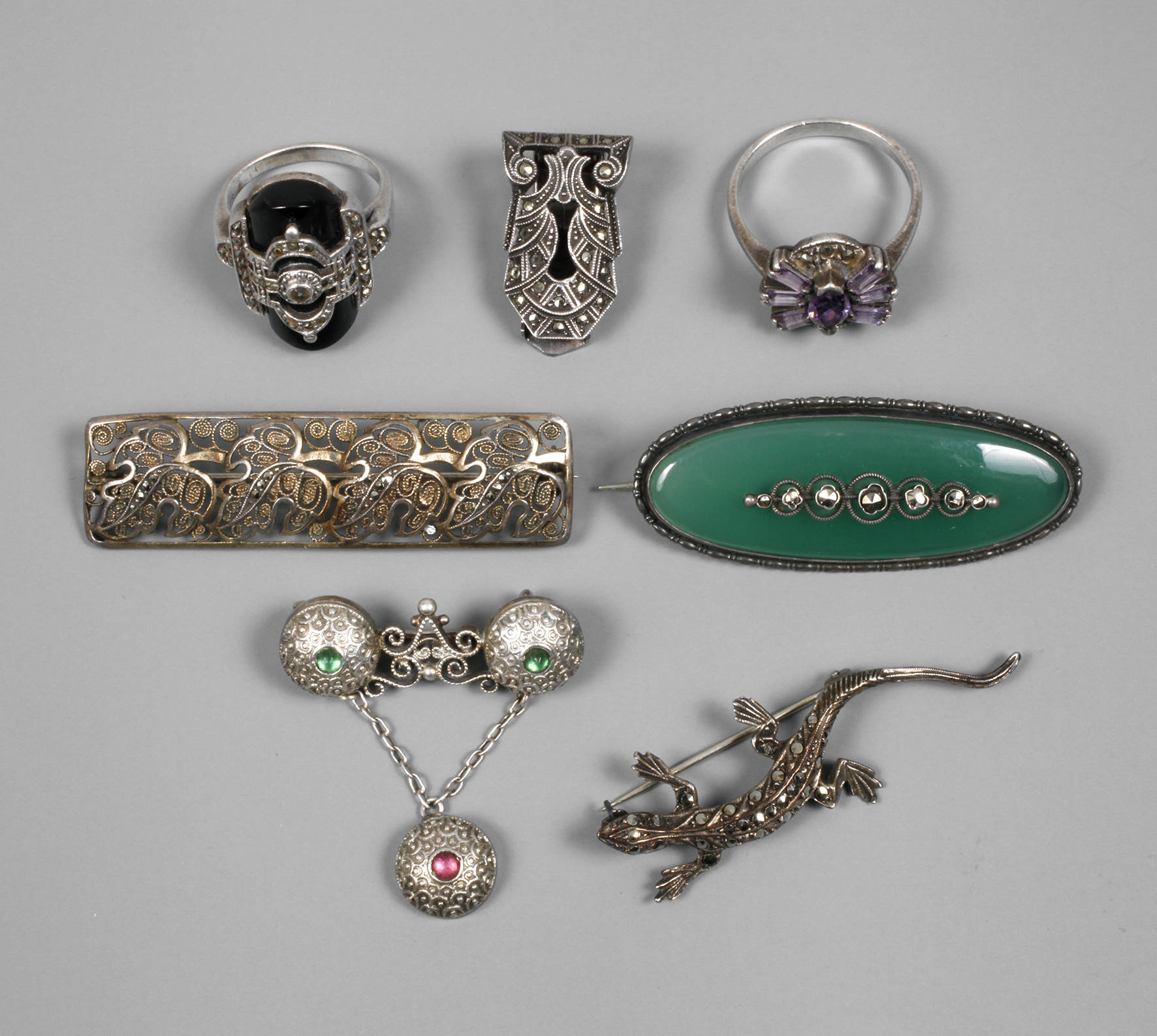 Konvolut Art Déco Schmuck