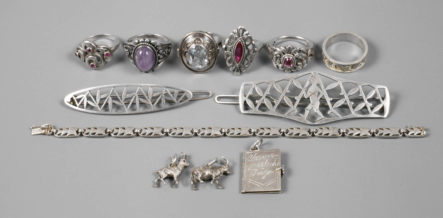 Konvolut Silberschmuck