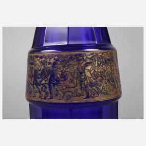 Moser Karlsbad Vase mit Ätzbordüre