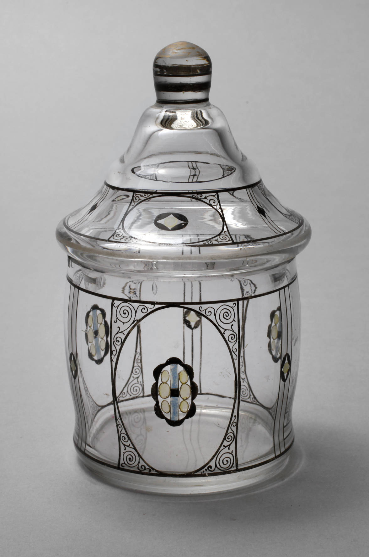 Steinschönau Deckeldose