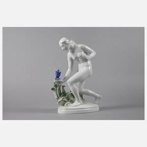 ENS Art déco Figur weiblicher Akt