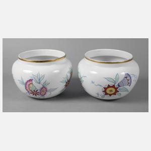 Gräf & Krippner zwei Cachepots Art déco