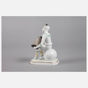Rosenthal Clown mit Ziehharmonika
