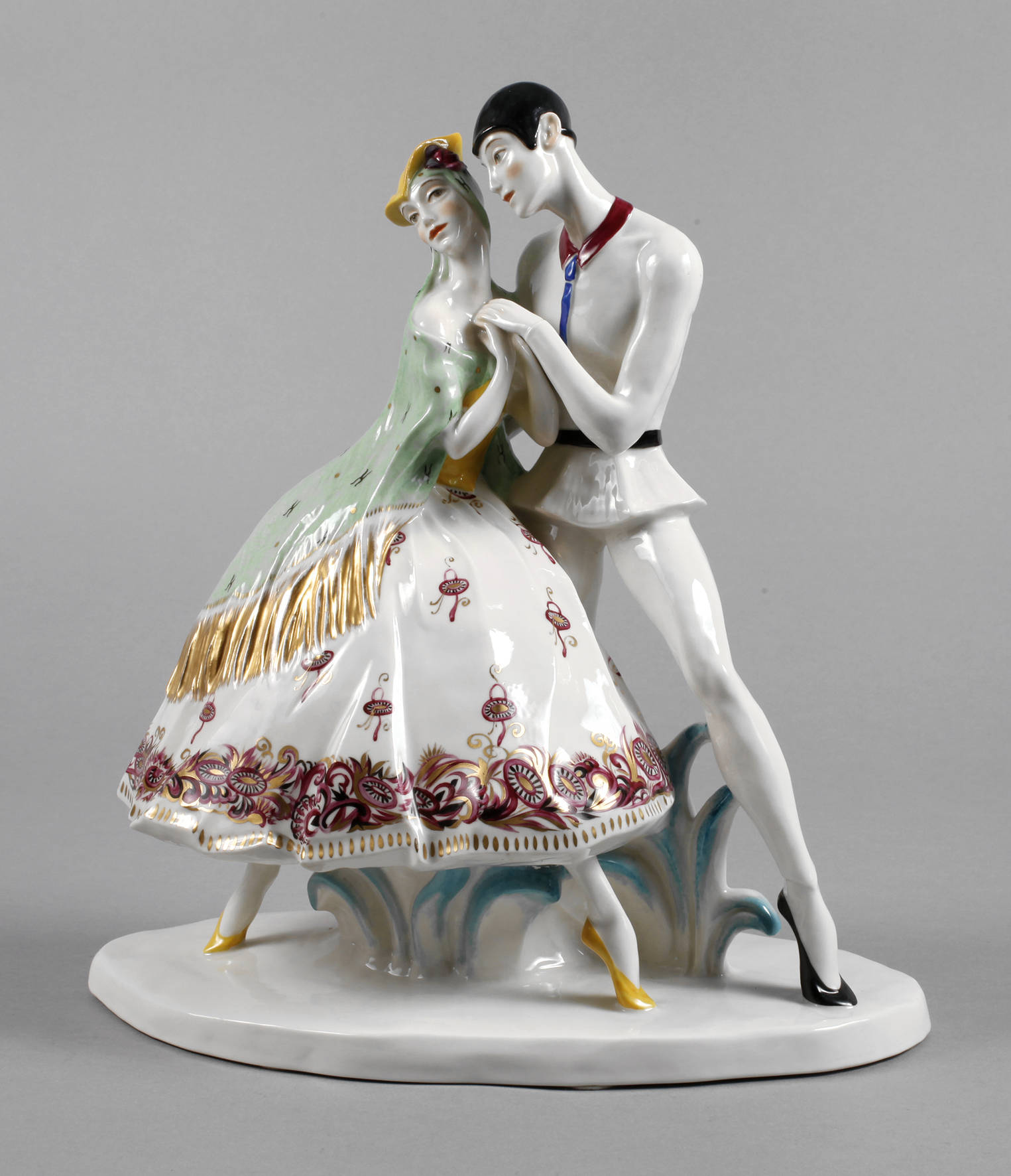 Schwarzburger Werkstätten Harlekin und Kolumbine