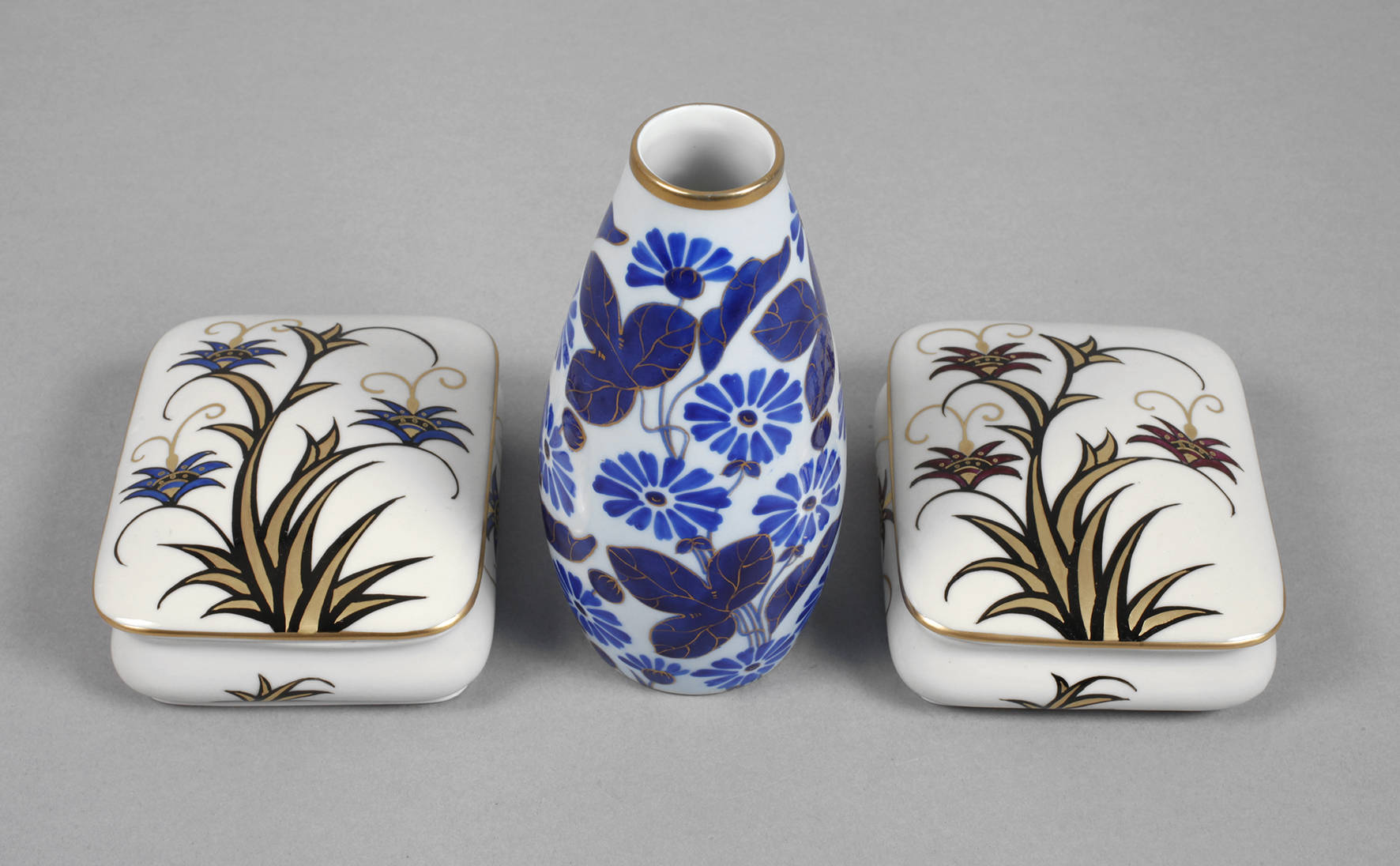 Zeh Scherzer drei Teile Art déco