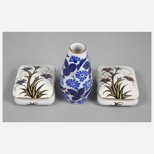 Zeh Scherzer drei Teile Art déco