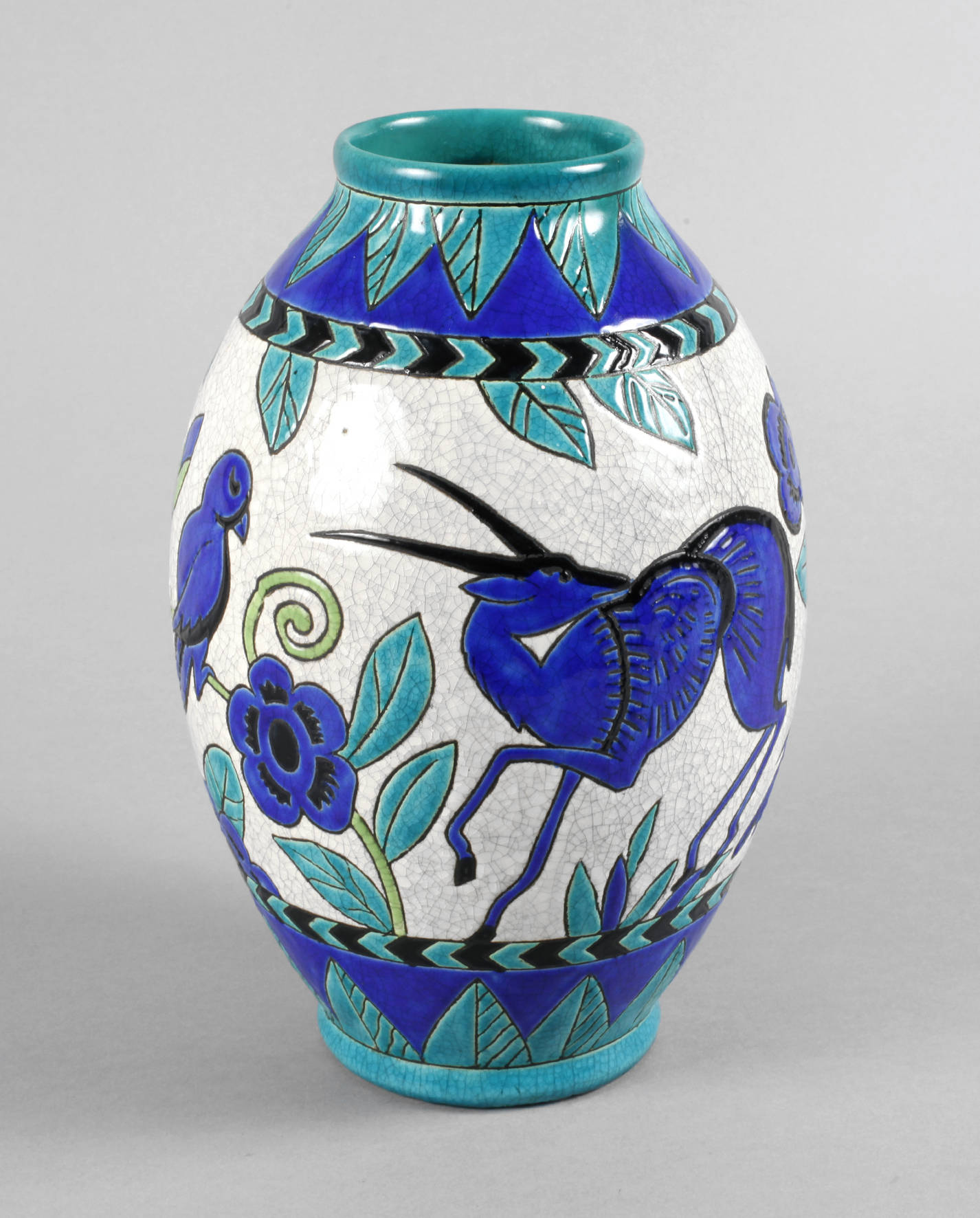 Art déco Vase Boch Freres