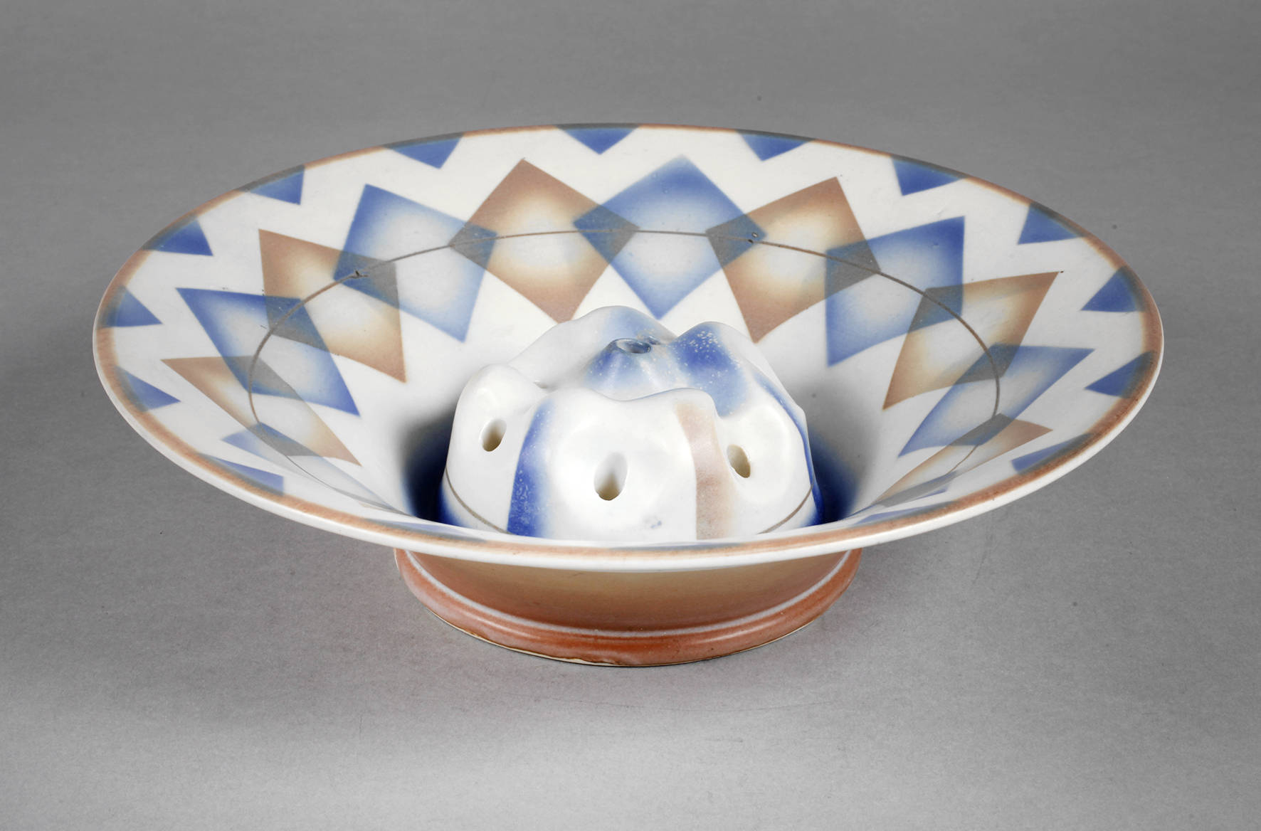 Blumensteckschale Art déco