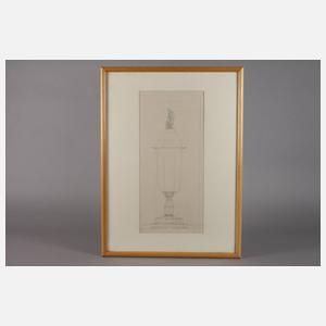 Entwurfszeichnung Theodor Wende