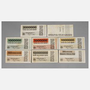 Herbert Bayer, Notgeld der Hyperinflation, Weimar, 1923