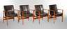 Vier Armlehnstühle Ib Kofod-Larsen