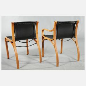 Paar Armlehnstühle Cristián Valdés