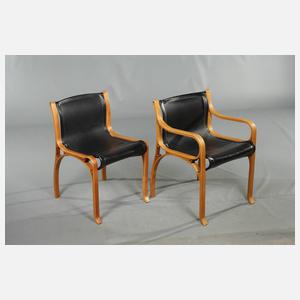 Paar Armlehnstühle Cristián Valdés