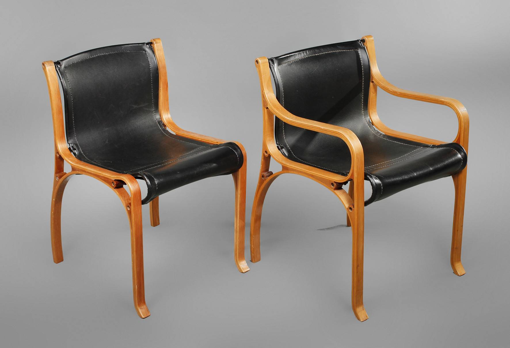 Paar Armlehnstühle Cristián Valdés