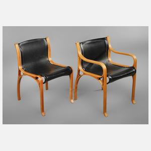 Paar Armlehnstühle Cristián Valdés