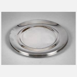 Georg Jensen vier Platzteller