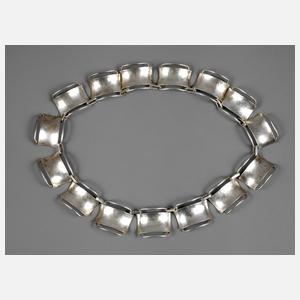 Modernes Silbercollier