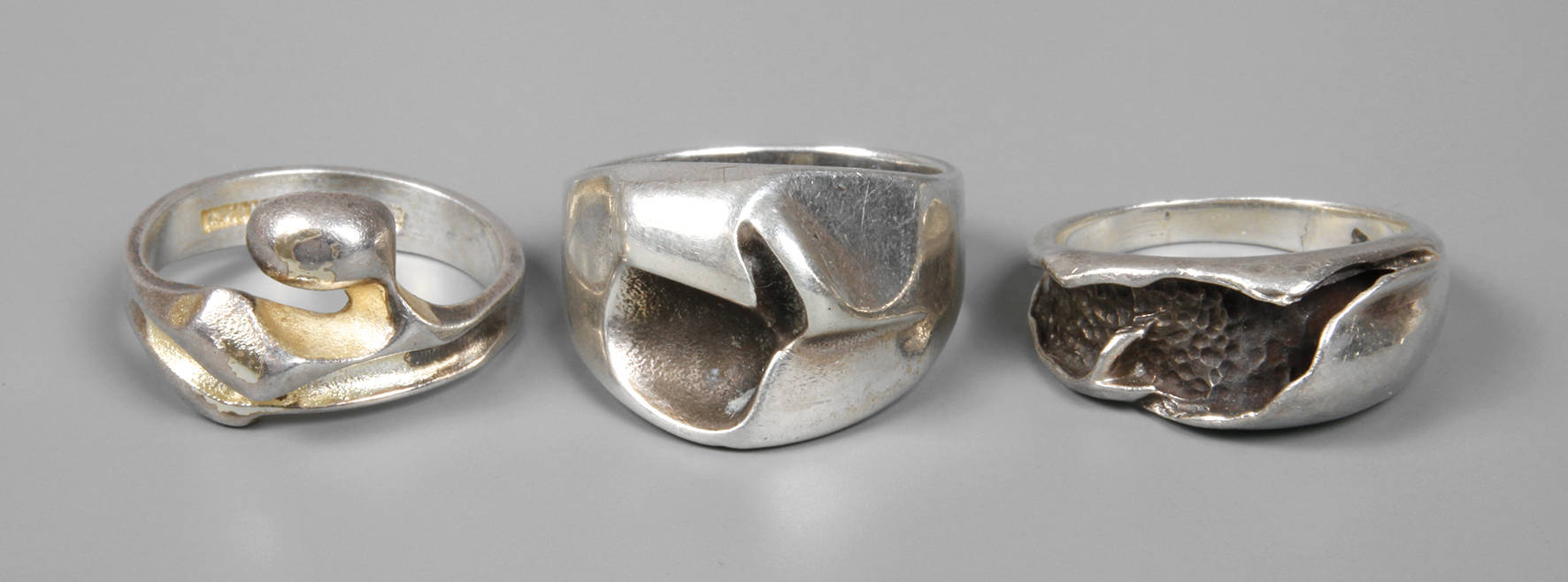 Lapponia drei Silberringe