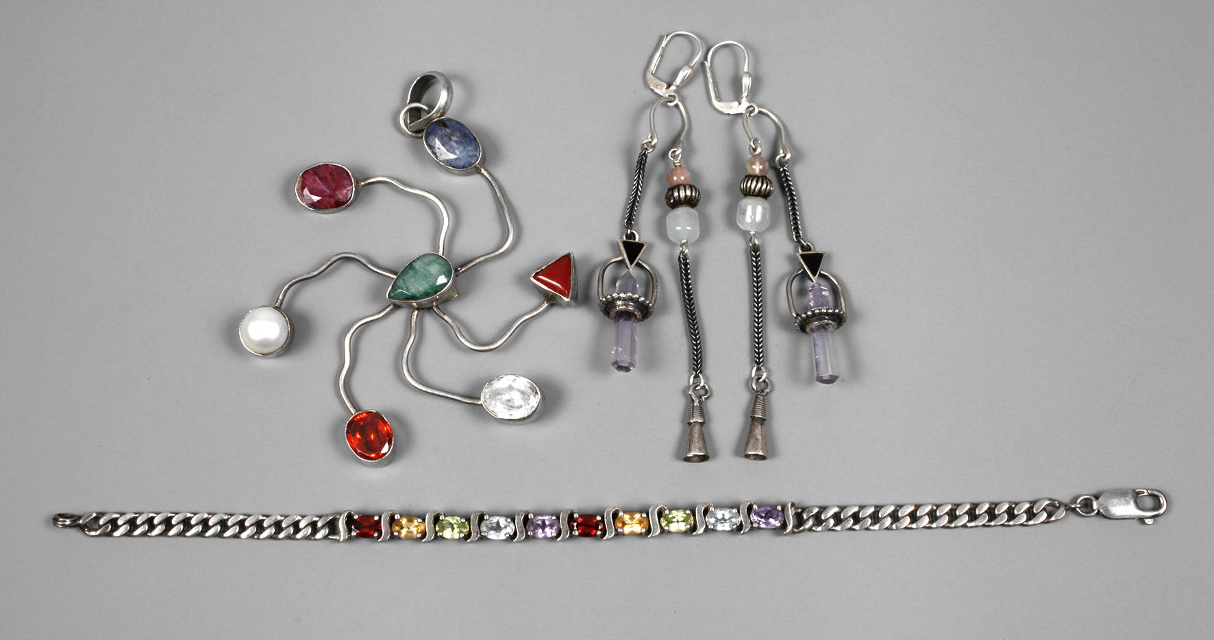 Konvolut Silberschmuck