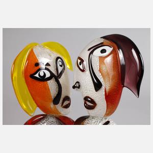 Alessandro Barbaro Sculptur Gesichter