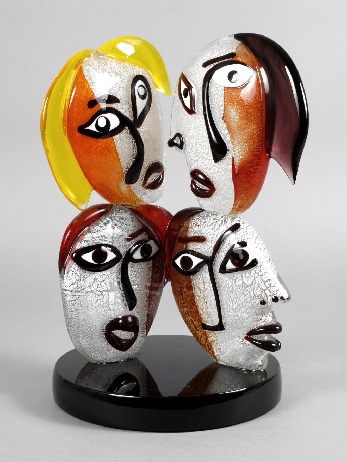Alessandro Barbaro Sculptur Gesichter