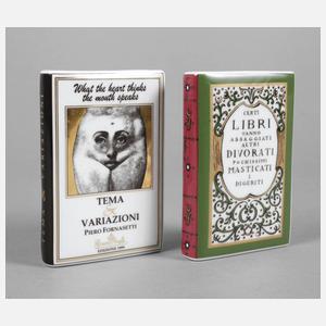 Rosenthal zwei Briefbeschwerer in Buchform