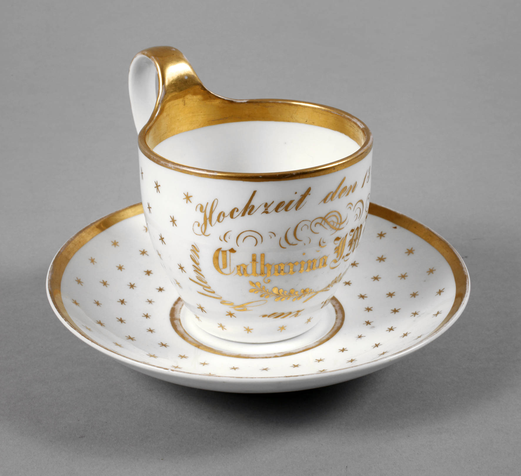 KPM Berlin Tasse zur Goldenen Hochzeit