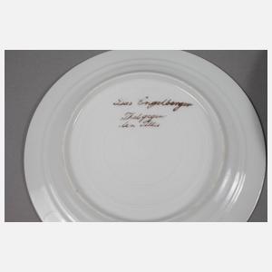 Acht Ansichtenteller Schweiz