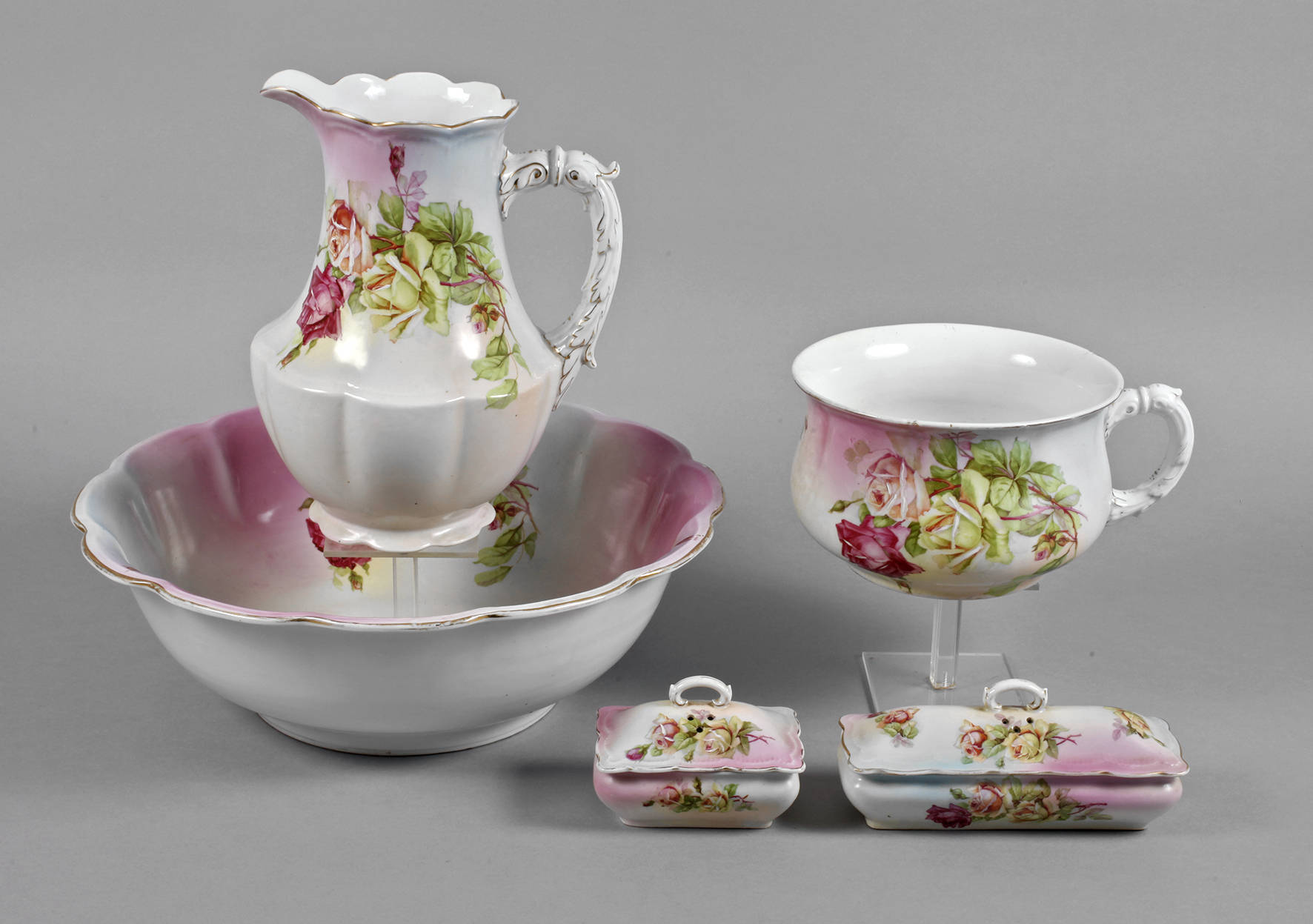 Großes Waschservice Jugendstil