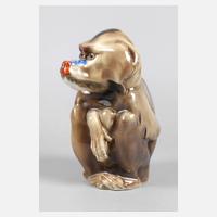Hutschenreuther Affenplastik Mandrill111