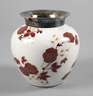 Hutschenreuther Art Déco Vase mit Silbermontierung