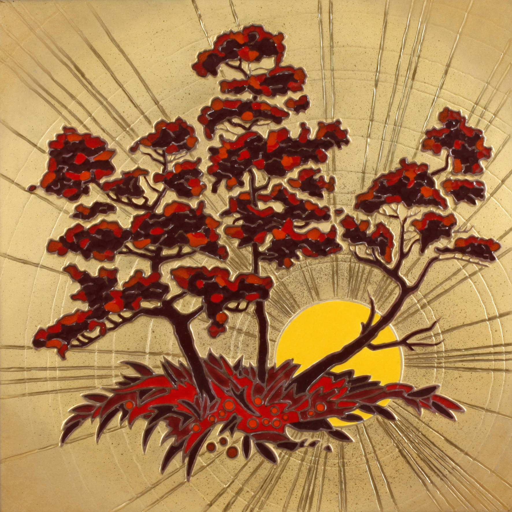 Hutschenreuther Wandbildplatte Hans Achtziger