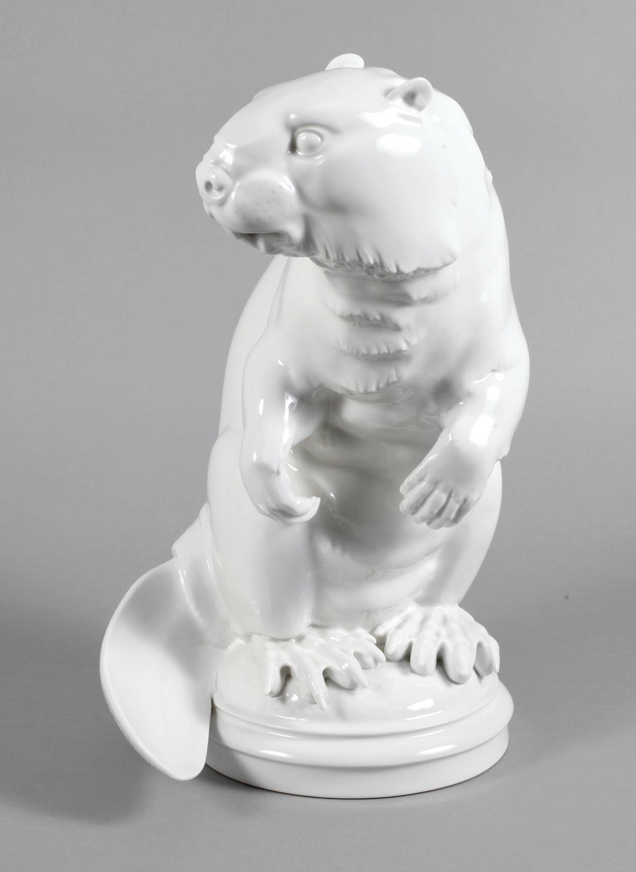 KPM Berlin Porzellanfigur Biber Max Esser