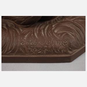 Meissen große Tierplastik  ”Wisentkuh Sonja”