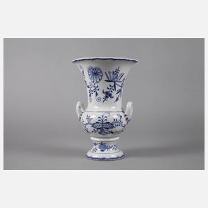 Meissen Kratervase Zwiebelmuster