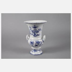 Meissen Kratervase Zwiebelmuster