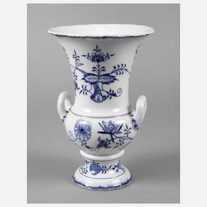 Meissen Kratervase Zwiebelmuster