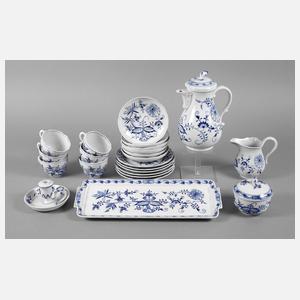Meissen Kaffeeservice Zwiebelmuster