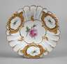 Meissen Prunkteller Rote Rose
