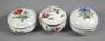 Meissen drei Deckeldosen