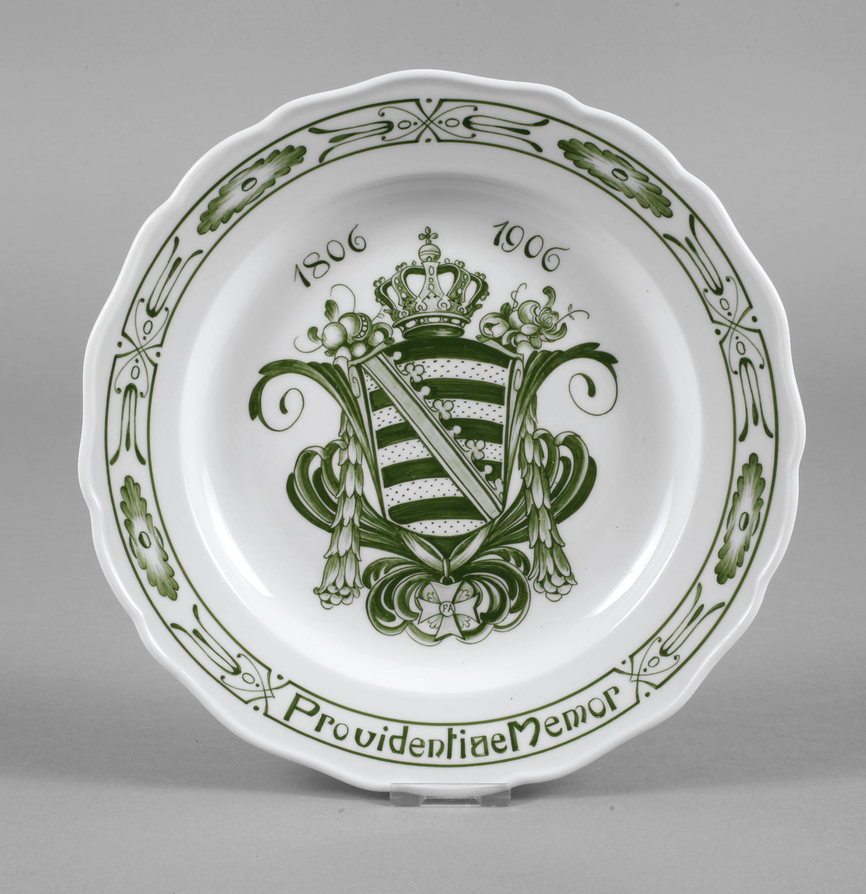 Meissen Reservistenteller 1906