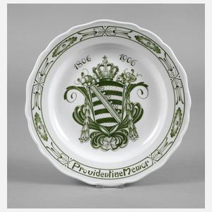 Meissen Reservistenteller 1906