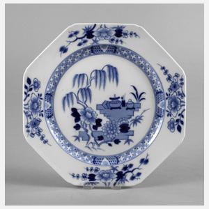 Meissen  Teller chinesische Blaumalerei