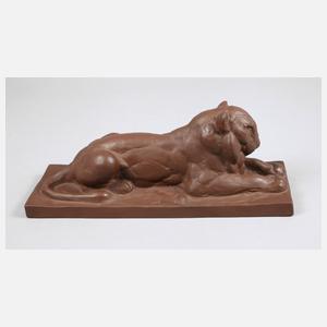 Meissen 14 Löwe August Gaul