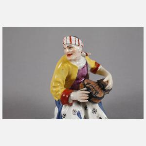 Meissen musizierende Bettlerin