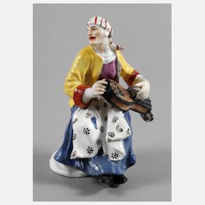 Meissen musizierende Bettlerin