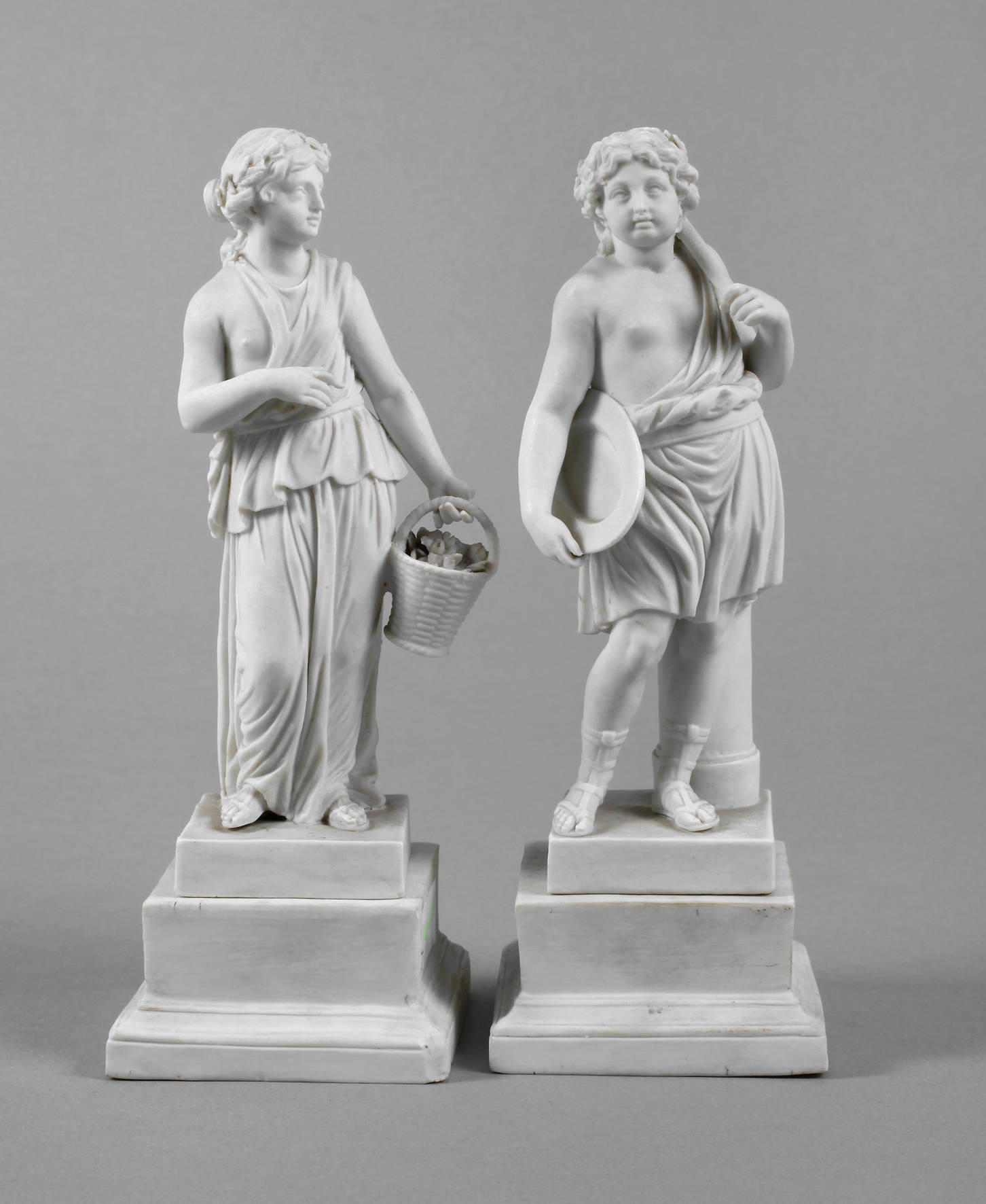 Meissen Paar Biskuitfiguren Marcolinizeit