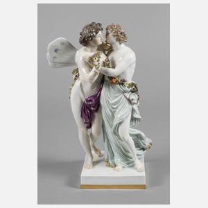 Meissen Zephyr und Flora